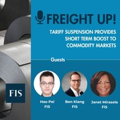 Tariff suspension provides short term boost to commodity markets