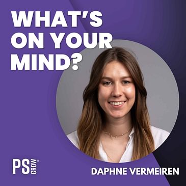 256 Daphné Vermeiren Over Hoe Ze Marketeer Werd Bij Een AI Bedrijf En Eén Van De Twee Hosts Werd Van De Radio Raccoons Podcast | What's On Your Mind? (Dutch/Nederlands)