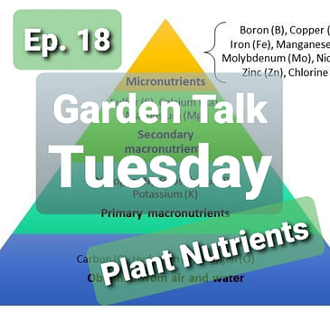 Ep. 18 - Garden Talk Tuesday: Plant Nutrients and Why You Need to Know Them