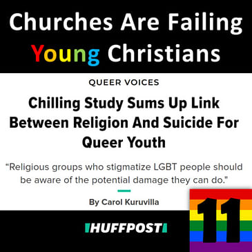 11. Churches Fail Young Christians: Why Millions Are Leaving the Church and Some Are Committing Suicide