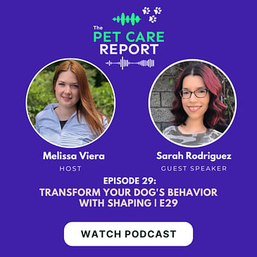 Sarah Rodriguez: Transform Your Dog's Behavior with Shaping | E29