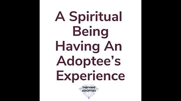 A Spiritual Being Having An Adoptee's Experience