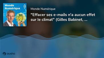 "Effacer ses e-mails n'a aucun effet sur le climat" (Gilles Babinet, Conseil National du Numérique)
