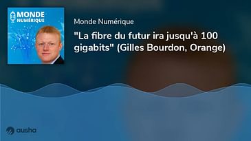 "La fibre du futur ira jusqu'à 100 gigabits" (Gilles Bourdon, Orange)