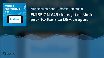 EMISSION #46 : le projet de Musk pour Twitter • Le DSA en approche • EDF dans le metavers