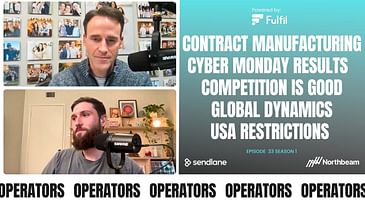E033: Cyber Monday Results, Contract Manufacturing, Global Commerce Dynamics, Market Competition.