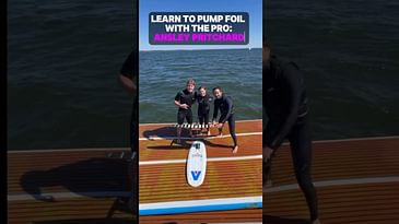 Learn to pump foil with the PRO: Ansley Pritchard @FoilingweekPensacola25 #pumpfoil