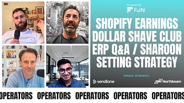 E029: DSC Acquisition, ERP, Strategy, BFCM Tips. Plus Operators Are Joined by Sharoon CEO of Fulfil.