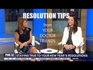 How to make New Year's Resolutions STICK! Your Doctor Friend Julia Bruene, MD on Fox 32 Chicago/WFLD