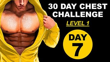 Fitness 30 DAY  CHEST challenge  Day 7  - Level 1 🟡  best chest workout for mass #p4p