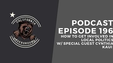Episode 196 - How to Get Involved in Local Politics (w/ guest Cynthia Kaui)