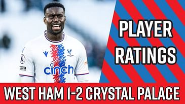 West Ham 1-2 Crystal Palace | Player Ratings