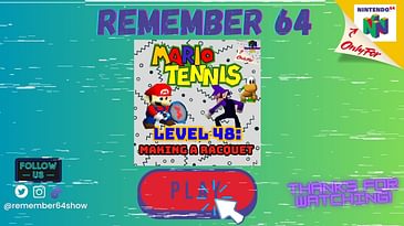 Level 48 - Making a Racquet with Mario Tennis