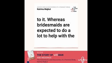 E10: Woman and Weddings: Katrina Majkut, The Adventures and Discoveries of a Feminist Bride