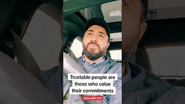 Trustable people value your time