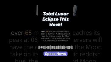 Total Lunar Eclipse this Friday. We have details...