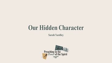 Sarah Yardley - Preaching In The Power Of The Spirit