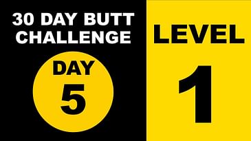 30 DAY BUTT challenge Day 5️⃣  - Level 1 🟡 push your Buttocks