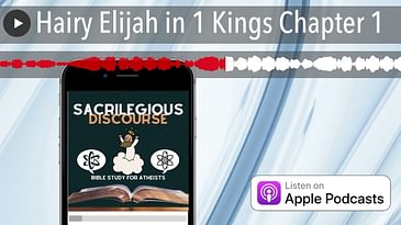 Hairy Elijah in 1 Kings Chapter 1