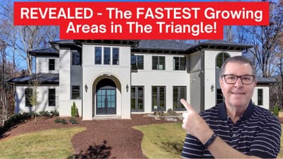 REVEALED - The FASTEST Growing Areas in The Triangle NC!