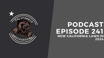 Episode 241 - New California Laws in 2024
