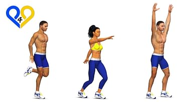 Standing Morning Fat Burning Full Body Workout | Level 1 Beginner #p4p #fatburn #fullbodyworkout