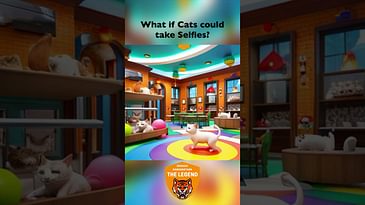 What if Cats could take Selfies? 🙉 #Viral #Cats #AI 🙉