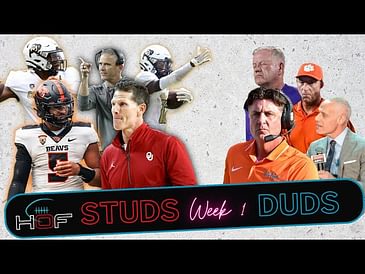 🏈 HOF College Football LIVE | Separating Studs and Duds in CFB's Week 1 🏈