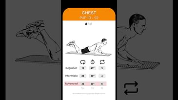 Chest exercise - id 92 - Get ripped chest in just 2 min #chestexercises