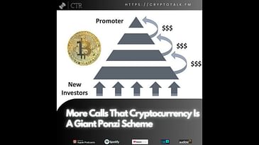 More Calls That Cryptocurrency Is A Giant #Ponzi Scheme (OOC)