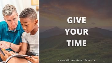 Give Your Time #giveawaytime #give #donatetime