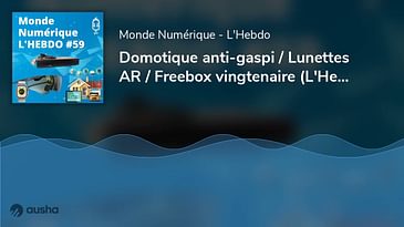 Domotique anti-gaspi / Lunettes AR / Freebox vingtenaire (L'Hebdo #59)
