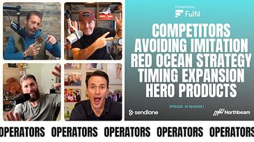 E041: Competitors, Avoiding Imitation, Red Ocean Strategy, Timing Expansion, Hero Products & More