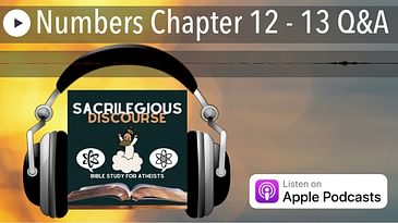 Numbers Chapter 12 - 13 Q&A
