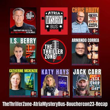 The Thriller Zone and Atria Mystery Bus Bouchercon 23 Author Recap