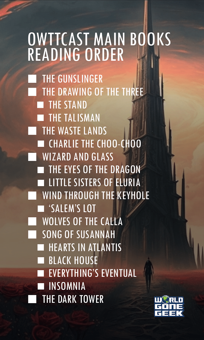 reading list of Dark Tower and related King novels in order
