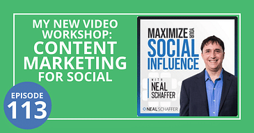 My New Video Workshop: Content Marketing for Social