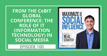 From the CeBIT Global Conference: The Role of IT (Information Technology) in Social Media