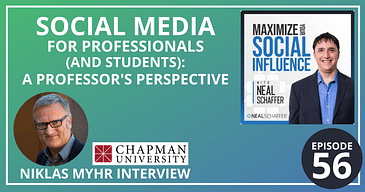 Social Media for Professionals (and Students): A Professor's Perspective [Niklas Myhr Interview]