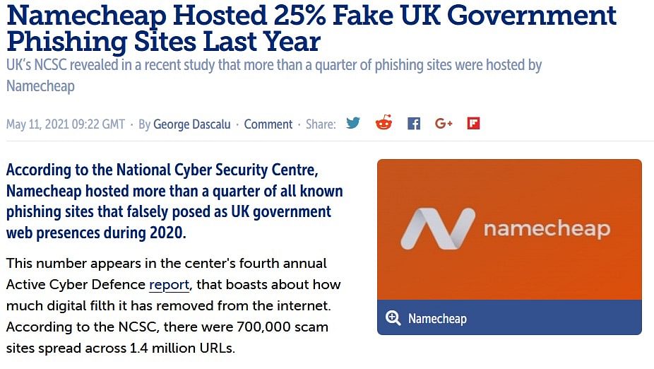 If You Like Namecheap, Great. Just Means You Don't Care About Customer Service.