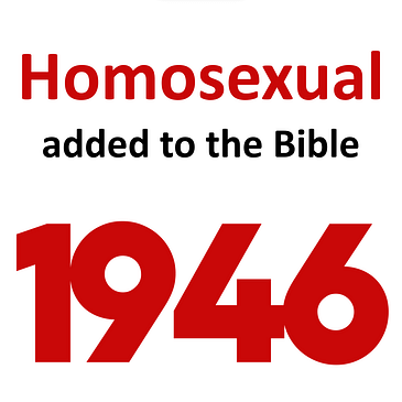 20. The Year the Word Homosexual Was Added to The Bible