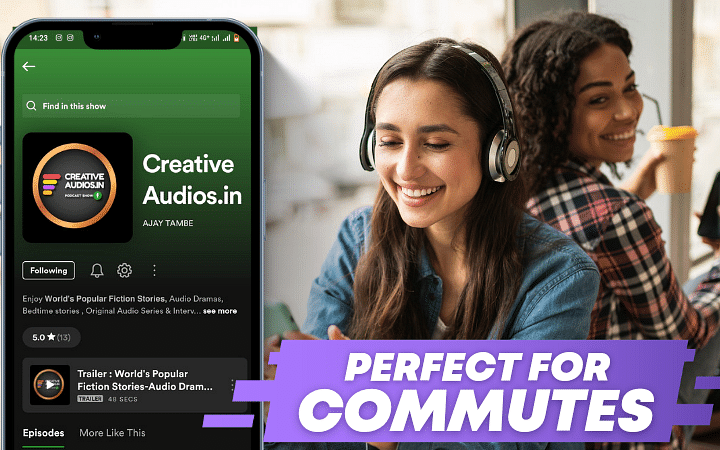 Free Audio Stories for Adults: Creative audios.in Podcast