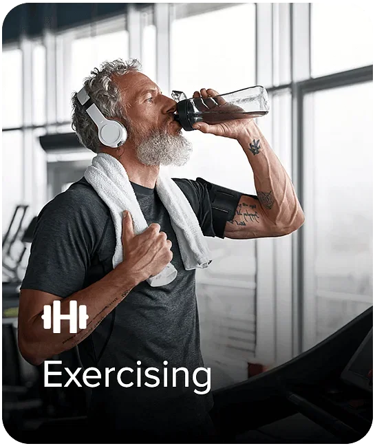 Listen to Health Unmuted while exercising