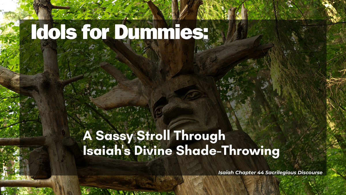 Idols for Dummies: A Sassy Stroll Through Isaiah's Divine Shade-Throwing