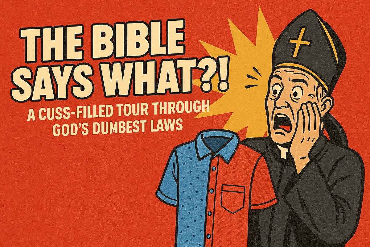 The Bible Says What?! A Cuss-Filled Tour Through God’s Dumbest Laws