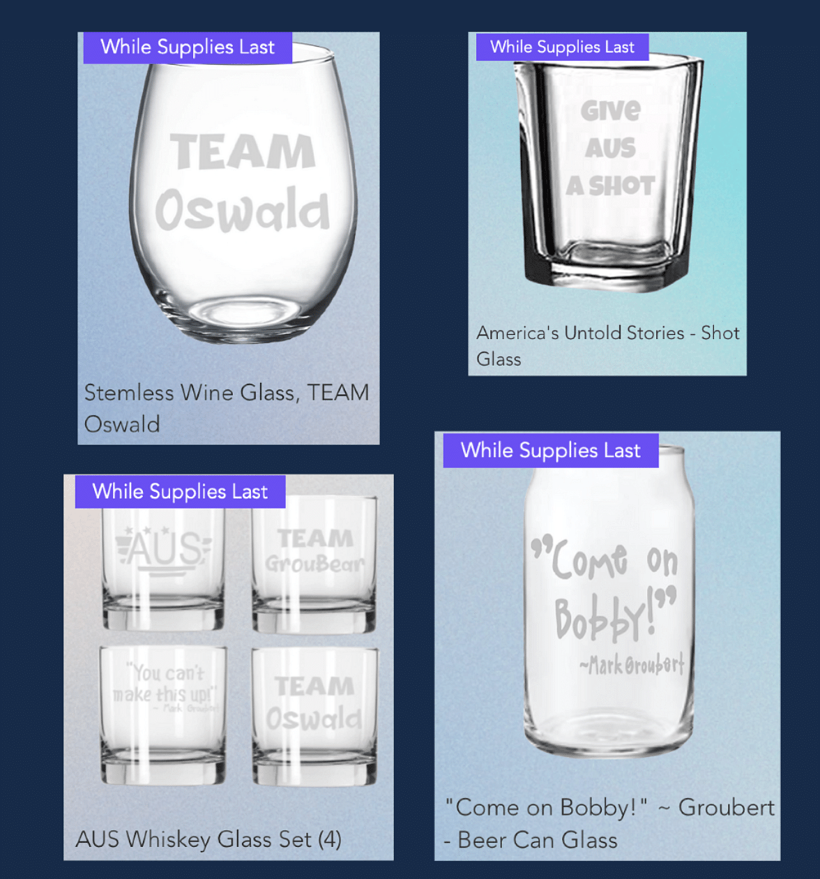 AUS Featured Merch
