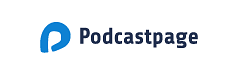 podcastpage logo and affiliate link