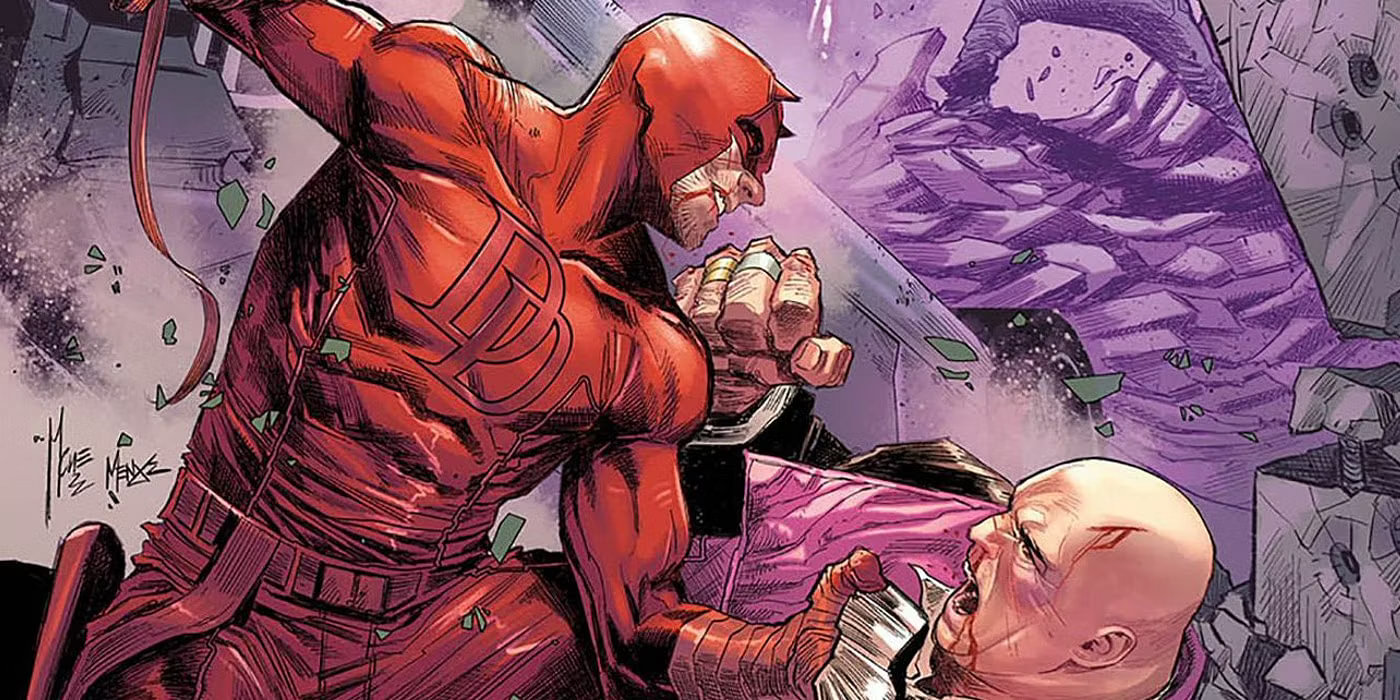 Daredevil versus Kingpin (from Marvel)