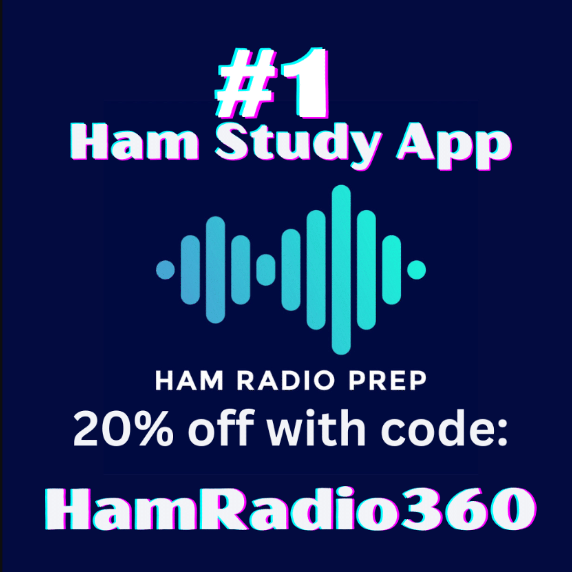 ham radio prep logo and code