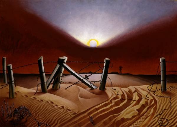 Painting by Alexander Hogue